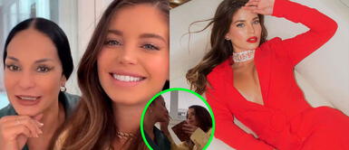 Flavia Laos se mostró feliz de compartir Navidad con su mamita. Flavia Laos se mostró feliz de compartir Navidad con su mamita.