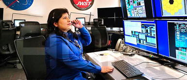Aracely Quispe, científica peruana. Aracely Quispe, científica peruana estuvo a cargo de lanzar telescopio de la NASA