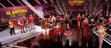 Los integrantes de Esto es Guerra se presentaron en la pista de baile de Gisela Valcárcel. Los chicos reality de "Esto es guerra" bailaron en el set de "El artista del año" junto a Gisela Valcárcel