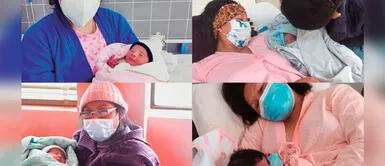 Bebés trajeron alegría y esperanza con su llegada al mundo en fiestas navideñas. Dos "Manuelitos" llegaron a la medianoche en un hospital COVID