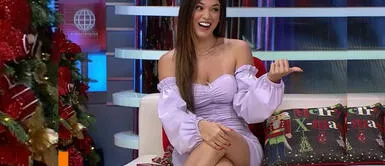 La modelo sorprendió al reaparecer en señal abierta como conductora en América TV. Jazmín Pinedo retornó a la TV como conductora de América Espectáculos