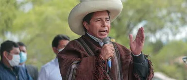 El presidente Pedro Castillo estuvo en la ceremonia del 45 aniversario de las Rondas Campesinas de Cuyumalca, Chota, Cajamarca. Foto: Presidencia El presidente Pedro Castillo estuvo en la ceremonia del 45 aniversario de las Rondas Campesinas de Cuyumalca, Chota, Cajamarca. Foto: Presidencia