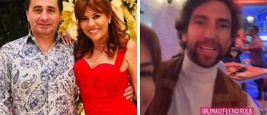 La conductora de TV se encontró con el español. Magaly Medina tuvo emotivo encuentro con Antonio Pavón en su restaurante en España