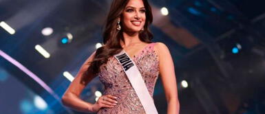 Harnaaz Sandhu y looks Miss Universo Harnaaz Sandhu y los 5 looks glam chic más impactantes que llevó en el Miss Universo 2021