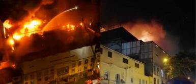 Incendio en Mesa Redonda: 11 unidades de bomberos atienden la emergencia Incendio de Mesa Redonda hoy jueves 30 de diciembre: Versiones de los testigos