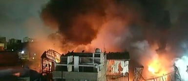 Incendio Mesa Redonda: Senamhi advierte que contaminantes del aire alcanzarían a 5 distritos Incendio Mesa Redonda: Senamhi advierte que contaminantes del aire alcanzarían a 5 distritos