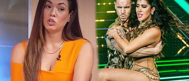 Jazmín Pinedo opinó sobre Melissa Paredes y Anthony Aranda. Foto: captura América TV Jazmín Pinedo a Melissa Paredes: “si ya estás ahí mete la pata hasta el fondo y hazte cargo de tus decisiones”