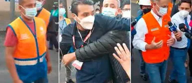 Personal de la Municipalidad de Lima agrede e impide a periodista que entreviste a Jorge Muñoz Personal de la Municipalidad de Lima agrede e impide a periodista que entreviste a Jorge Muñoz