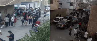 Pese a la presencia policial, festejantes se negaron a abandonar el lugar. Año Nuevo 2022: familia de SMP realiza evento con orquesta en vía pública pese a prohibición