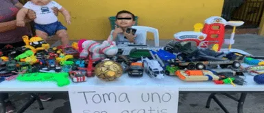 Pequeño puso un puesto en la puerta de su casa para lograr su objetivo. Viral: niño de 6 años decide regalar sus juguetes a quienes no recibieron nada en Navidad