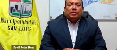 JNE confirma vacancia del alcalde de San Luis, David Rojas JNE: Alcalde de San Luis, David Rojas, es destituido del cargo