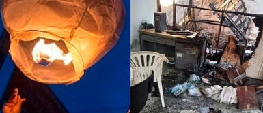 Arequipa: globo de cantoya provocó incendio en hospital de Camaná Arequipa: globo de cantoya provocó incendio en hospital de Camaná