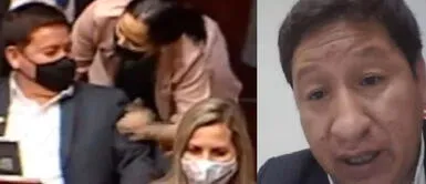 Guido Bellido no quiso responder sobre lo que le dijo Sigrid Bazán. Guido Bellido sobre lo que le dijo Sigrid Bazán al oído: “Lo dejamos para la imaginación”