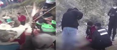 Ronderos agreden a policías por no investigar feminicidio Ronderos agreden a policías por no investigar feminicidio