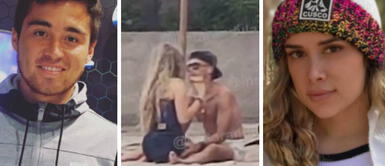 Rodrigo Cuba y Ale Venturo se mostraron muy acaramelados en playa limeña. Foto: Instagram Rodrigo Cuba y Ale Venturo se muestran muy cariñosos en playa al sur de Lima