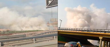 El aroma ha quemado llegó a varios distritos cercanos. Chorrillos: incendio en predio cercano a Los Pantanos de Villa