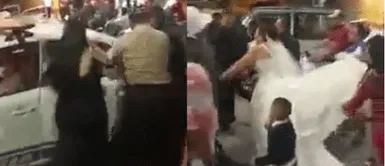 Novio detenido en boda Sujeto es detenido en su boda por deber varios meses de pensión alimentaria | VIDEO