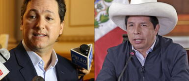 Daniel Salaverry se reunió con el presidente Pedro Castillo. Pedro Castillo se reunió con Daniel Salaverry en Palacio de Gobierno