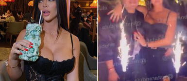 Sheyla Rojas preparó una gran sorpresa para su novio. Foto: composición/ Instagram Sheyla Rojas celebra con lujos el cumpleaños de su novio Sir Winston