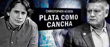 El periodista Christopher Acosta fue denunciado por el líder de APP, César Acuña. Foto: composición Jazmin Ceras / La República El periodista Christopher Acosta fue denunciado por el líder de APP, César Acuña. Foto: composición Jazmin Ceras / La República