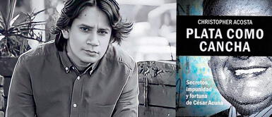 Christopher Acosta fue sentenciado a 2 años de prisión suspendida por el libro Plata como Cancha Christopher Acosta recibe mensajes de apoyo de congresistas, periodistas y otras personalidades