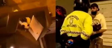 Así inició la pelea entre el joven de Miraflores y los serenos. Ordenan investigar a sereno de Miraflores que intervino a joven por discriminación