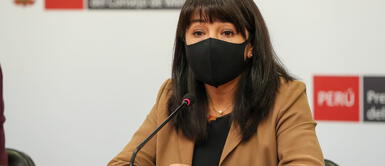 Mirtha Vásquez, presidente del Consejo de Ministros. Foto: PCM Mirtha Vásquez tras aprobación de la Ley de Orfandad: “Saludamos que el Congreso sume esfuerzos”