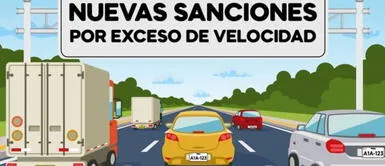 Sutran: Nuevas sanciones por exceso de velocidad comenzarán a ser aplicadas desde este viernes 14 de enero. Nuevas sanciones por exceso de velocidad comenzarán a ser aplicadas desde este viernes 14