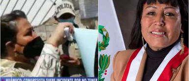 Congresista Elizabeth Medina anunció que se vacunará contra la COVID-19 tras ser detenida en Huánuco Congresista Elizabeth Medina anunció que se vacunará contra la COVID-19 tras ser detenida