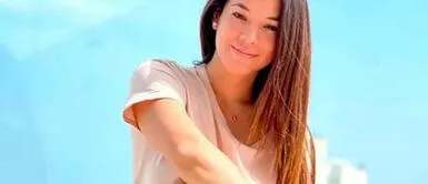 Jazmín Pinedo y top de lentejuelas Jazmín Pinedo se despide de la televisión con pícaro top de lentejuelas