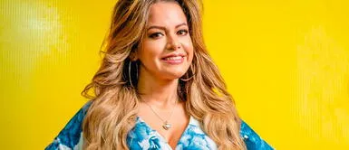 Flor Polo y bikini tropical Flor Polo muestra la alegría y picardía de la moda tropical en sublime bikini 'off shoulder'