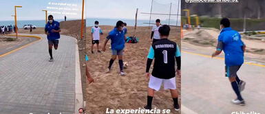 Julio Edson se sorprende sobre la vitalidad de su padre Julio César Uribe Julio César Uribe demuestra que está en perfectas condiciones físicas | VIDEO