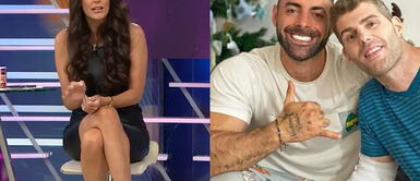 La conductora Rebeca Escribens recordó que Sebastián Lizarzaburu estuvo apoyando a Greg Michel después de su accidente, y le dio el beneficio de la duda. Rebeca Escribens defiende a Sebastián Lizarzaburu de Greg Michel: “no lo creo, estuvo incondicionalmente”