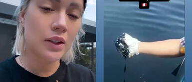 Leslie Shaw pide a sus seguidores que apoyen la causa por derrame de petróleo en Ventanilla. Leslie Shaw, Mario Irivarren y Janick Maceta indignados piden apoyo por derrame de petróleo de Repsol en Ventanilla