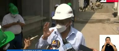 Minostro de Minedu, Rosendo Serna Ministro de Educación espera que retorno de clases presenciales sea totalmente exitoso