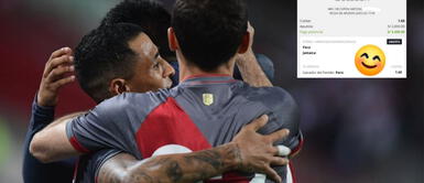 Hincha confió en la capacidad de la selección peruana frente a Jamaica. Hincha celebra la victoria ante Jamaica tras apostar 2 mil soles