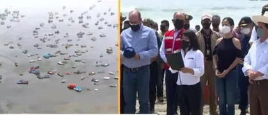 Repsol pretende entregar canastas a pescadores que han sido afectados tras el derrame de petróleo en Ventanilla. Pescadores rechazan canastas que pretende entregar Repsol