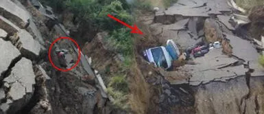 El hecho fue advertido en el centro poblado de Pururco, en el distrito de Jamalca, provincia de Utcubamba. Amazonas: deslizamiento afecta 80 metros de carretera en Utcubamba