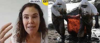 Repsol sobre derrame de petróleo: La playa estaba bloqueada por gente que estaba tomando Repsol sobre derrame de petróleo: "La playa estaba bloqueada por gente que estaba tomando"