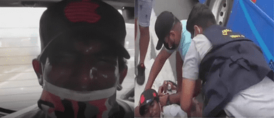 Venezolano tiraba piedras a buses luego de intentar robar a los pasajeros Venezolano tiraba piedras a buses luego de intentar robar a los pasajeros