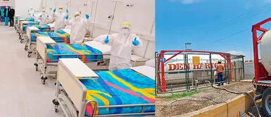 Este centro especializado para COVID-19 cuenta también con un sistema de inyección y extracción de aire natural para atenuar la carga viral. COVID-19: Cañete es abastecido con 22 toneladas de oxígeno