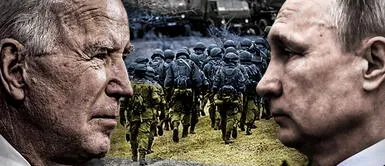 Joe Biden y Vladimir Putin hasta ahora optan por la diplomacia para tratar la situación en Ucrania. Foto: composición de Jazmin Ceras / La República Tensión entre Rusia y Ucrania podría generar una Tercera Guerra Mundial