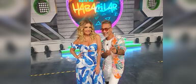 Johanna San Miguel y Roger del Águila en Habacilar Johanna San Miguel tras el estreno de "Esto es Habacilar": "Me adapto a los nuevos retos"