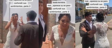Mujer deja a su novio en altar porque ya no quería casarse Viral: Novia deja a su prometido en el altar a minutos de casarse porque su ex interrumpió la boda