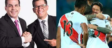 Gonzalo Núñez y Erick Osores se han reencontrado en un programa transmitido por las redes sociales Gonzalo Núñez y Erick Osores prometen darse un beso si Perú va al repechaje