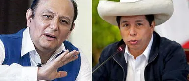 Walter Gutiérrez cuestionó algunas de las frases dichas por el presidente Pedro Castillo durante una entrevista con CNN el último lunes. Foto: composición/La República Gutiérrez sobre Castillo: "Luego dirán si estamos frente a un hombre que pide ayuda o un irresponsable"