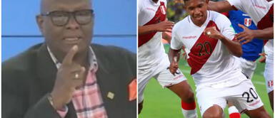 Elejalder Godos se emocionó por la Selección Elejalder Godos se quebró narrando el Perú vs Colombia: "Hace 3 semanas murió mi hermano"