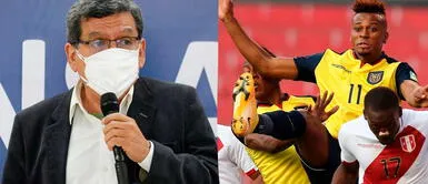 El ministro de Salud, Hernando Cevallos, quiere ver más hinchas en el Estadio Nacional Hernando Cevallos: "Estamos incrementando el aforo al 70 % de manera responsable"