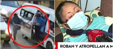 Mujer persigue a ladrón que le robó su celular, huye en mototaxi y la atropellan Mujer es atropellada por ladrones tras intentar recuperar su celular