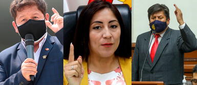 Waldemar Cerrón, Bellido y Portalatino se reúnen con Castillo. Bellido, Waldemar Cerrón y Portalatino llegan a Palacio para reunirse con Pedro Castillo